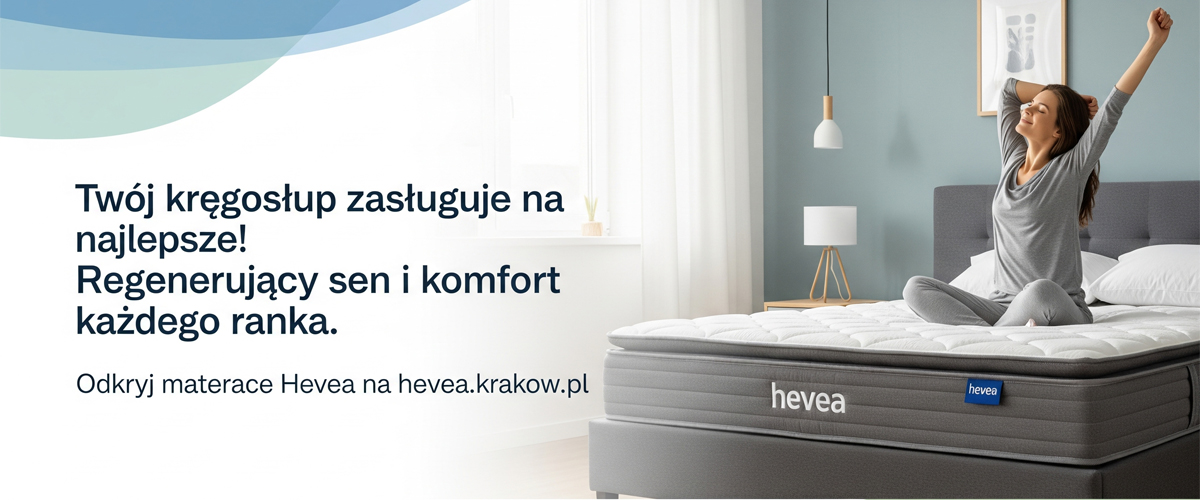 Regenerujący sen z materacami Hevea