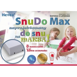 MATERAC WYSOKOELASTYCZNY HEVEA SNUDO MAX 180x80