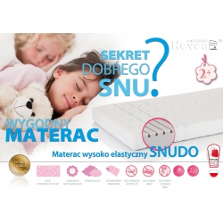 MATERAC WYSOKOELASTYCZNY HEVEA SNUDO 180x80