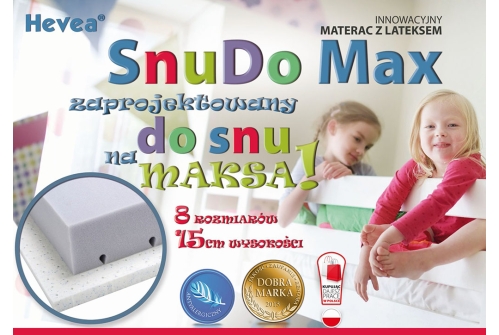 MATERAC WYSOKOELASTYCZNY HEVEA SNUDO MAX 170x80