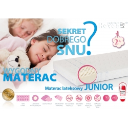 MATERAC LATEKSOWY HEVEA JUNIOR 180x80