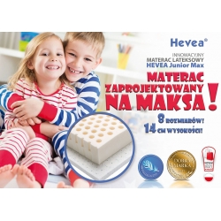 MATERAC LATEKSOWY HEVEA JUNIOR MAX 180x80