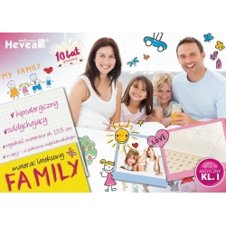 MATERAC LATEKSOWY HEVEA FAMILY